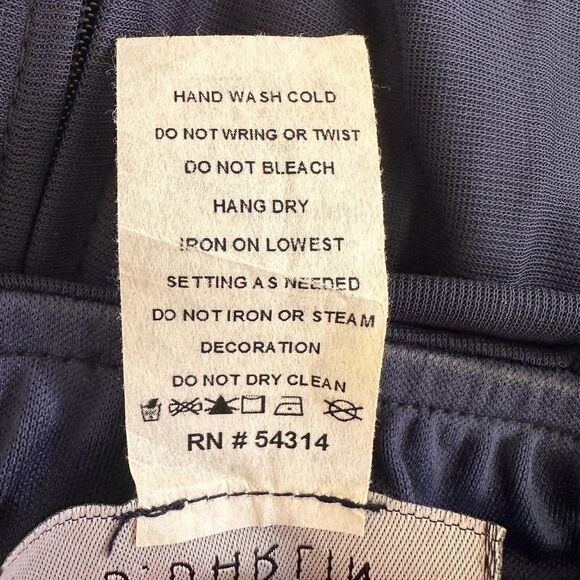 B. Darlin Formal Navy Blue Prom Dress Rhinestone Halter Evening Gown Size 18/19 - Picture 14 of 14